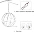 Tfwadmx Stainless Steel Rabbit Hay Feeder, Grass Play Hay Ball Chew Toy, Small Animals Hay Manger Dispenser