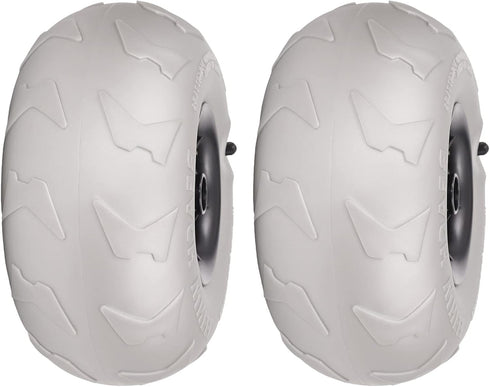 GONGDUN 2Pcs Beach Balloon Wheels Replacement Balloon Wheels Sand Tires Cart Tires 3-5PSI/0.2-0.34BAR