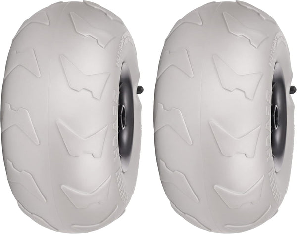 GONGDUN 2Pcs Beach Balloon Wheels Replacement Balloon Wheels Sand Tires Cart Tires 3-5PSI/0.2-0.34BAR