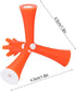 Tripod Golfball Tee, Height Adjustable Golfball Accessories for Practice Training (Orange)
