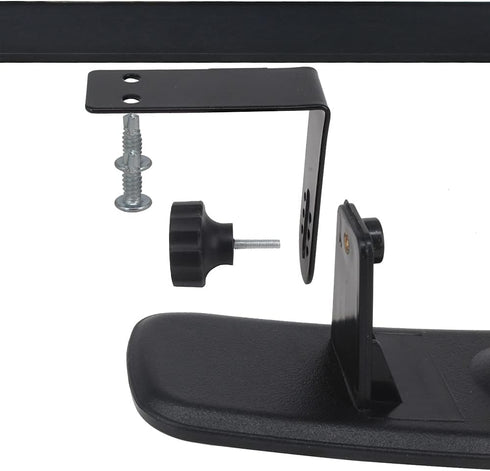 HKOO 16.5" Extra Wide Golf Cart Rear View Mirror, 180 Degree Panoramic Fit for EZGO Club Car Yamaha