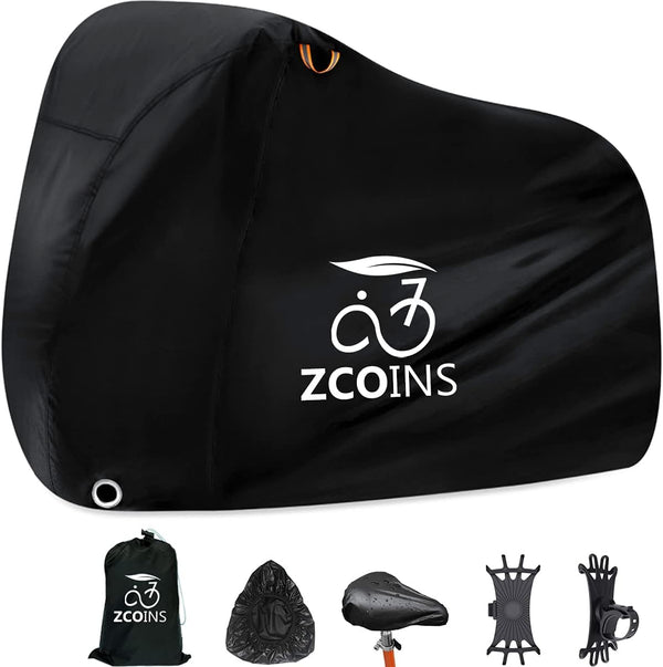 High-Density Bike Cover Waterproof Outdoor for 1 or 2 Bikes, 210D Lightweight