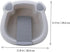 1set Healeved Boy Girl Wash Basin Integrated Washboard Portable Cleaning Basin for Camping Hiking Picnicking for Hand
