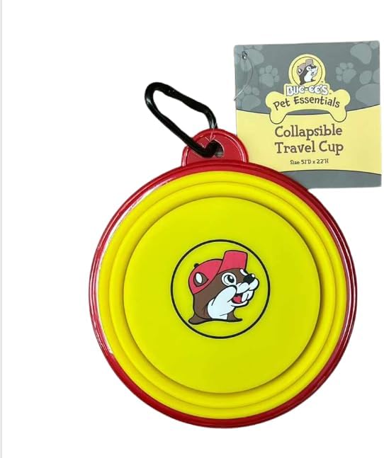 Buc-ee's Pet Essentials Collapsible Travel Cup
