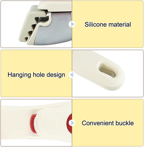 MiOYOOW Removable Pan Handle, Anti-Scald Detachable Pot Handle Anti-Slip Replacement Cookware Handles with Hanging Hole