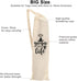 Mayatra's -100% Organic Large Yoga Mat Tote Bag Cover Cotton Lightweight,Washable Yoga Dust Bag With Adjustable Strap