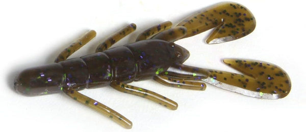Zoom Bait s 080272-SP Ultra-Vibe Speed Craw, 3 1/2", 12Pk, Green Pumpkin