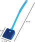 2 Pieces Aquarium Cleaning Brush - Double-Sided Sponge Brush with Long Handle for Aquariums (Blue, Green)