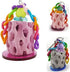 Hypeety Bird Chew Toy - Calcium Teeth Grinding Treats for Hamster, Parrot, Small Animal Cage, 1pc Color Random