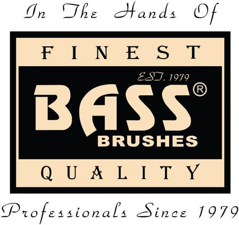 Bass Brushes Medium Oval Wire and Boar Pet Brush, Bamboo Wood Handle