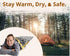 Premium Emergency Thermal Sleeping Bags | Weatherproof Mylar Disaster Survival Bivouac | 7 ft x 3 ft Compact