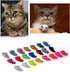 100pcs Cat Nail Caps Kitten Caps with 5pcs Adhesive Glue + 5pcs Applicators + Instruction