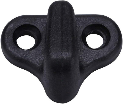 Kayak Lashing Hooks - 4pcs Nylon J Shape Hooks with Flat Head Screws for Kayak Canoe Paddle Board Rigging