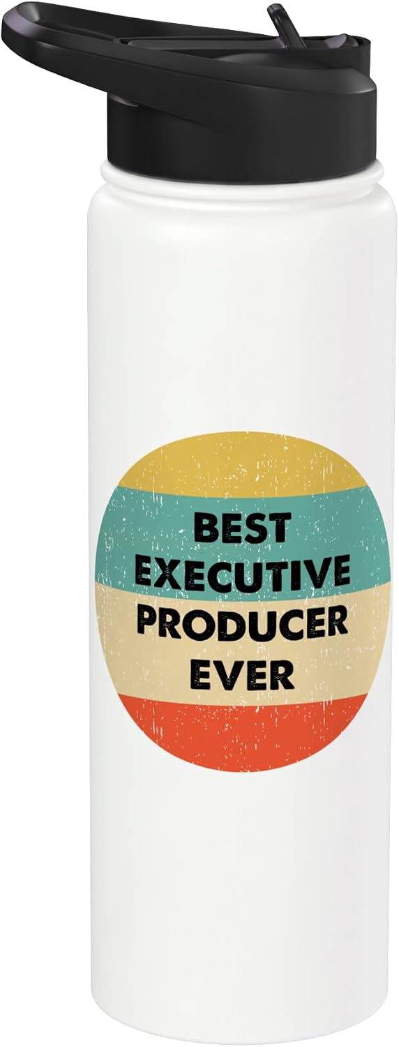 Funny Executive Producer Shirts & Gifts Executive Producer Shirt | Best Executive Producer Ever Stainless Steel Insulated Water