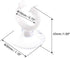 uxcell 6Pcs Aquarium Suction Cup Clips, Airline Tube Holders Clamps for Fish Tank Clear 19mm