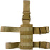 Tactical Molle Drop Leg Gun Holster Platform, Universal Magazine Pouch Thigh Rig Panel Adapter