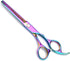 Dog Grooming Scissors - Pet Hair Trimmer Thinning Cut, Azz Scilab Professional Dog Hair Cutting Scissors, Blue