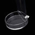 Acrylic Shrimp Feeding Tube and Dish, Transparent Aquarium Feeder with Suction Cups for Fish Tank Shrimp
