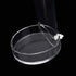 Acrylic Shrimp Feeding Tube and Dish Set, Bowls for Fish Aquarium Shrimp with 2 Suction Cups (Tube Length 20cm)