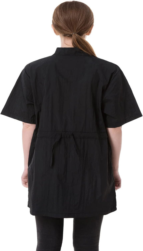Waterproof Dog Grooming Smock for Pet Groomers - Anti-Static Barber Jacket