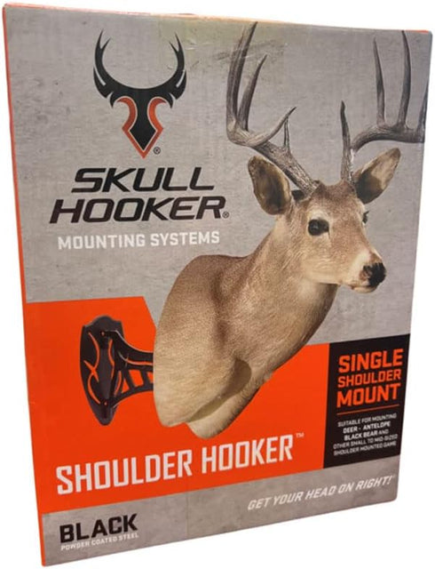Skull Hooker Small/Medium Game Steel Powder-Coated Dual Shoulder Mounts with 8-inch Swing Arm