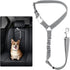 Plutus Pet Dog Seat Belt for Car Headrest, Reflective and Adjustable Restraint