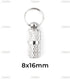 AUEAR Pet ID Tags, Stainless Steel Personalized Name Address Cell Phone Number Anti-Lost (10 Pack)