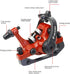 Zoom DB-680 Bilateral Caliper Disc Brake Set, Dual Piston Mountain Bike Alloy Cable Brake Accessories