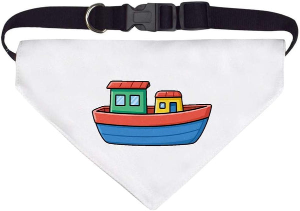 Azeeda Large 'Toy Boat' Dog/Cat/Pet Bandana (PD00080272)