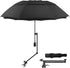 HOBVO UPF 50+ Golf Umbrella with Adjustable Universal Clamp, Portable Umbrellas for Rain,