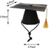 Lamphyface Pet Graduation Caps with Bow Tie Necktie Collar, Dog Graduation Hats Accessory for Cats Dogs