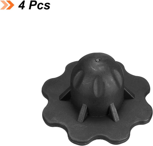 4 Pack 18mm PATIKIL Camping Chair Foot, Tubing Dia Detachable Anti-Slip Stool Feet Replacement for Hiking Outdoor