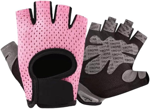 INOGIH Women's Lightweight Fingerless Gym Gloves - Ideal for Crossfit and Training