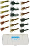 Terrestrial Dry Fly Fishing Kit - Fishing Gear with Fly Box & 12 Dry Flies for Trout