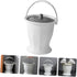 SOPOTUTU Portable Chamber Pot with Lid for Adults Reusable Spittoon Urinal Bucket for Home and Travel Durable Plastic