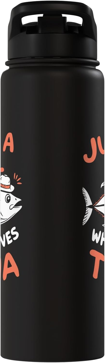 Tuna Fish Tuna Lovers Just A Girl Who Loves Tuna Stainless Steel Insulated Water Bottle