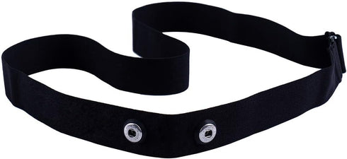 Heart Rate Monitor Chest Strap Replacement Belt for Polar H10 H9 H7 H1 Wahoo Tickr Garmin HRM Black Standard