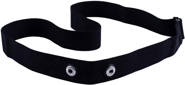 Heart Rate Monitor Chest Strap Replacement Belt for Polar H10 H9 H7 H1 Wahoo Tickr Garmin HRM Black Standard