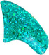 Seafoam Glitter Soft Nail Caps for Cat Claws, Medium Size