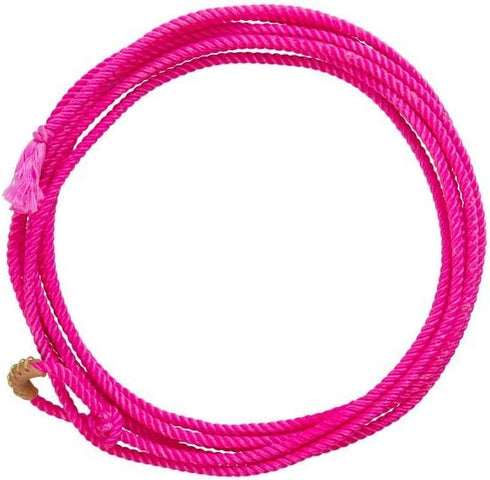 Weaver Equine Waxed Nylon Kids Lasso Rope, Lightweight Cowboy Rope for Practice, 5/16" x 20'