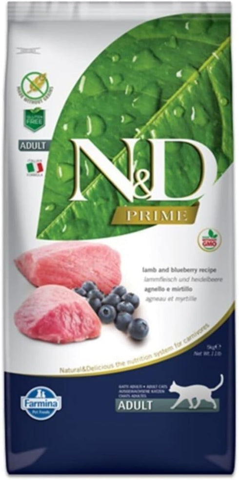 Natural And Delicious Grain-Free Dry Cat Food - Lamb, 3.3-Pound