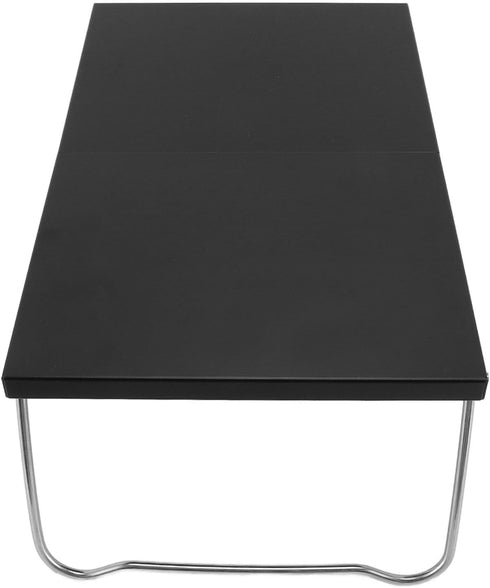 Phefop 12.6x4.8x8.3in Camping Table, Portable Folding Stainless Steel Lightweight Camp Side Table with Carry Bag