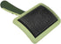 Coastal Dog Slicker Brush - Green Grooming & Shedding Brush for All Hair Types, 6.75'' x 4.25''