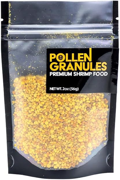 Aquatic Arts Bee Pollen Shrimp Food 2oz Granules for Amano, Cherry, Neocaridina,