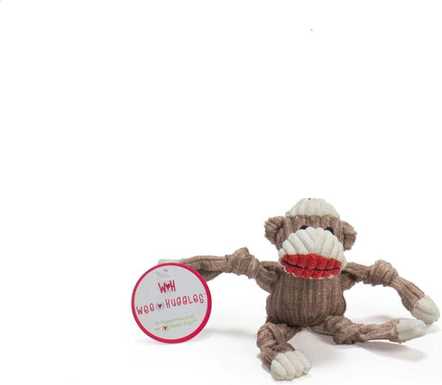HuggleHounds 6 Pack Assorted Wee Knotties (Moose, Bunny, Duck, Sock Monkey, Fox, Cow)