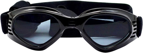 Puppy Dog UV Glasses with Adjustable Strap, Anti-Fog & Windproof Foldable Pet Sunglasses for Dogs