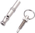Silver Adjustable Ultrasonic Dog Whistle - Portable Pet Whistle for Training and Behavior Aids