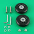 Luggage Suitcase Replacement Wheels 70mm x 24mm/2.75"x0.94" with ABEC 608zz, One Set of (2) Wheels
