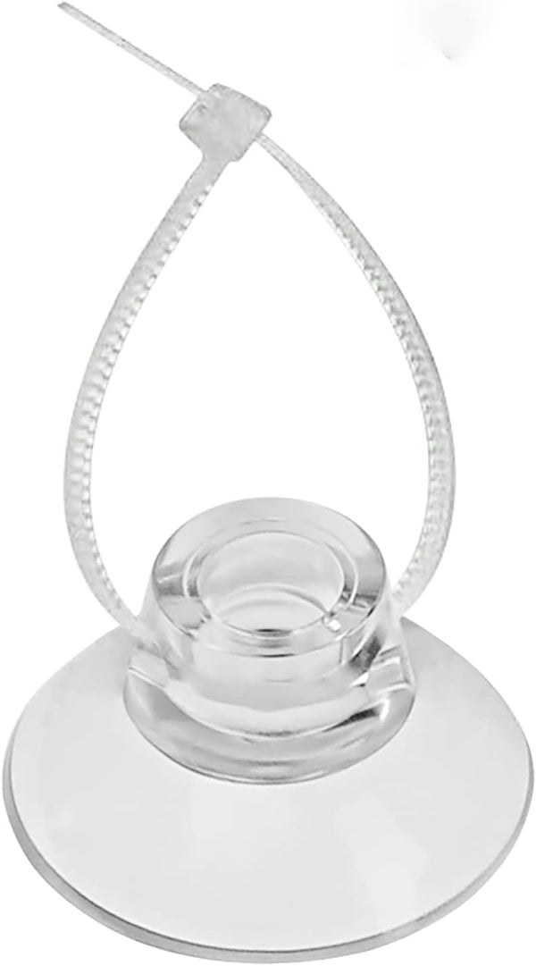 Pawfly 20 Pack Aquarium Suction Cups and 40 Adjustable Zip Ties Set for Fish Tank Tools, Moss, Airline Tubing