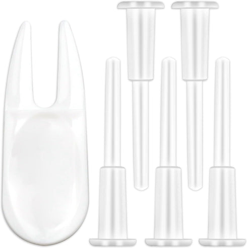 Zoolinn 5 Air Stopper Plugs + 1 Remover Tool Exercise Ball Plug Replacement